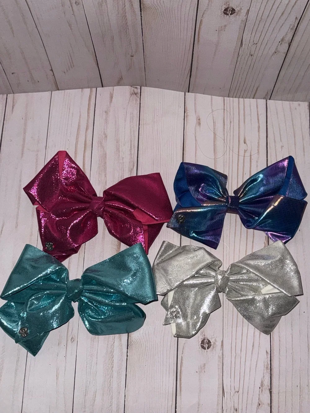 Metallic Jojo Bows